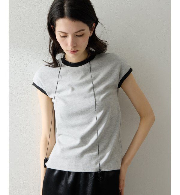 THE PAUSE「【THE PAUSE】フレンチリンガーTEE」|Tシャツ・カットソー|