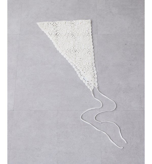  「クロシェニットスカーフ」|バンダナ・スカーフ|