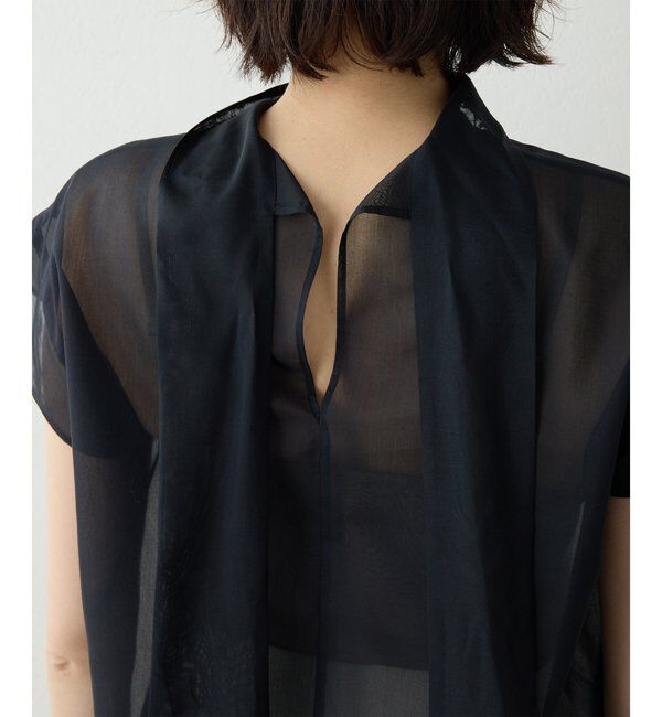 Drawing Numbers「シアーボウタイブラウス」|シャツ・ブラウス|