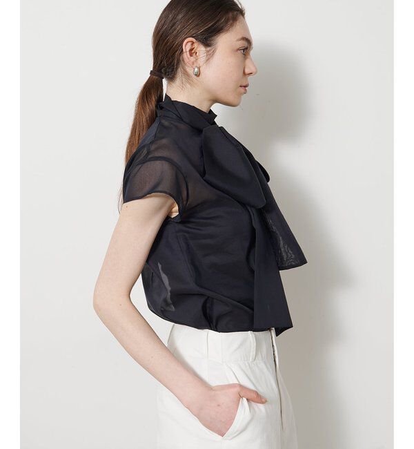 Drawing Numbers「シアーボウタイブラウス」|シャツ・ブラウス|