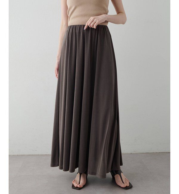  「フィブリル天竺ギャザースカート」|スカート|