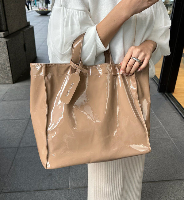  「【新色追加】【WEB限定】 ソフトエナメルショッパーバッグ」|トートバッグ|