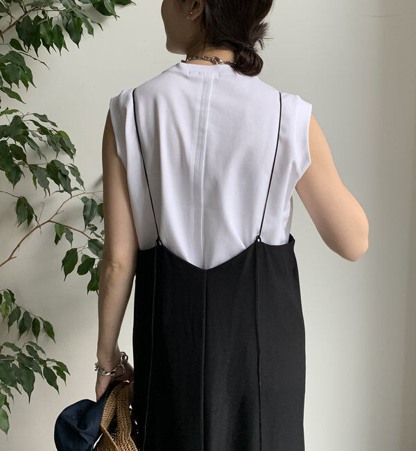  「裾切替タンクプルオーバー」|Tシャツ・カットソー|