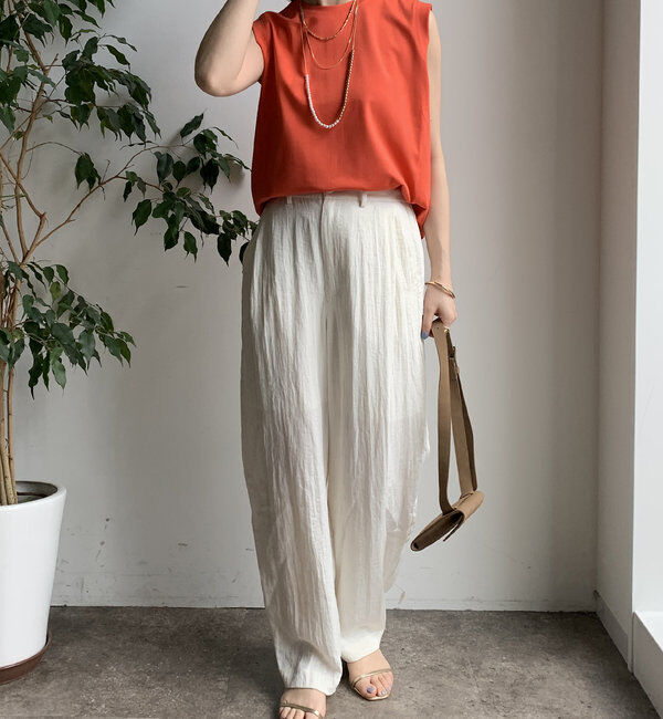  「裾切替タンクプルオーバー」|Tシャツ・カットソー|