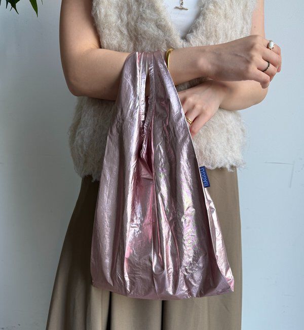  「25HO BABY BAGGU メタリック」|トートバッグ|ピンク