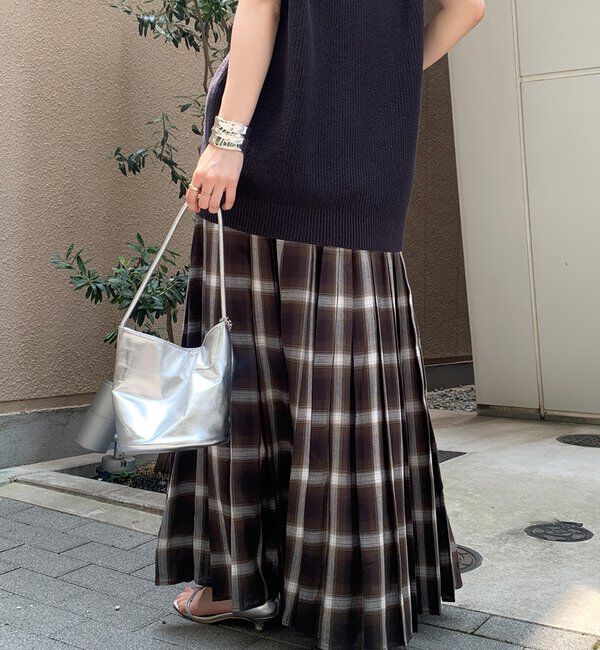  「チェックプリーツスカート」|スカート|
