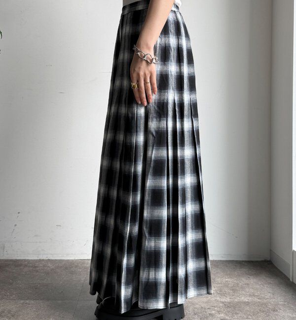  「チェックプリーツスカート」|スカート|