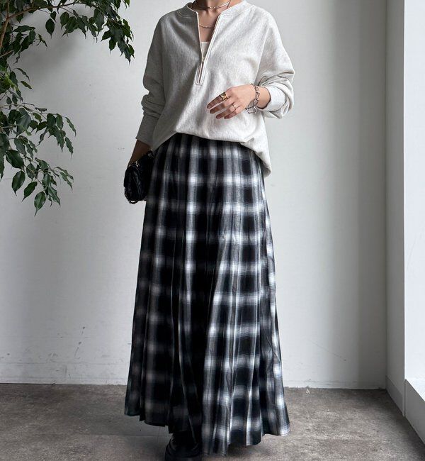  「チェックプリーツスカート」|スカート|
