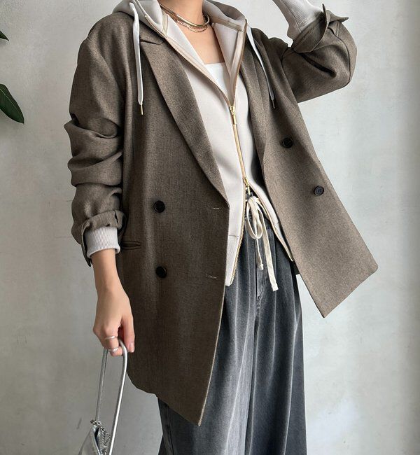  「プラムダンボールジップフーディー」|Tシャツ・カットソー|