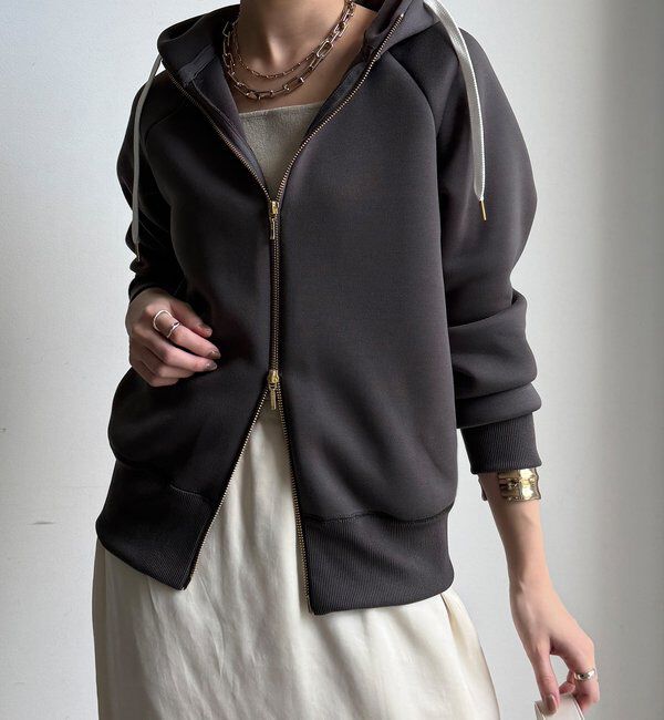  「プラムダンボールジップフーディー」|Tシャツ・カットソー|