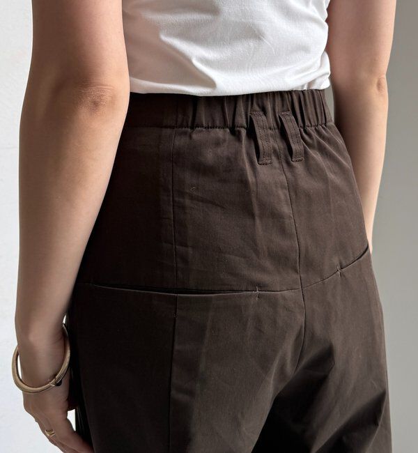  「ツイルワイドカーブパンツ」|チノ|