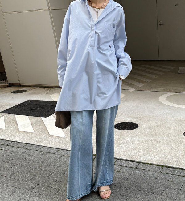  「DD刺繍チュニックシャツ」|シャツ・ブラウス|