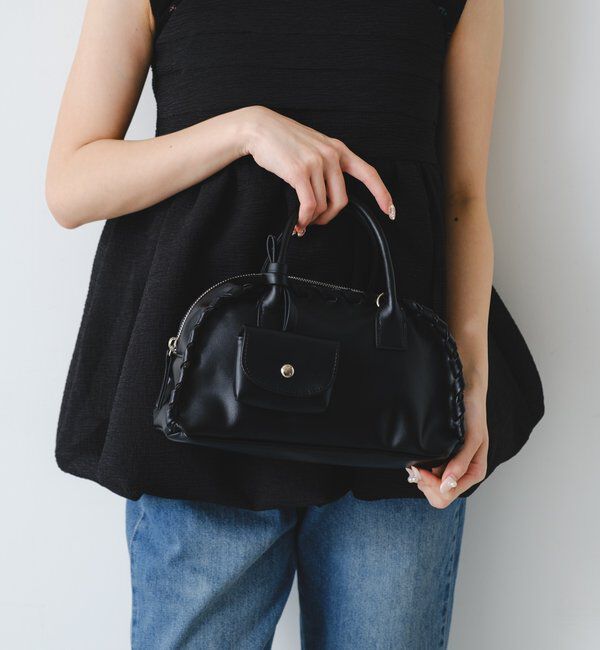  「【2WAY/500mlペットボトル収納可】ケースチャーム付ボストンバッグ」|ボストンバッグ|