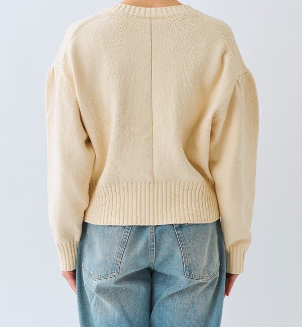  「【鮮度抜群】ギャザースリーブオーバーニット」|ニット・セーター|