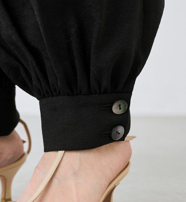  「予約【鮮度抜群/防シワ性/紫外線防止】リネンライクアラジンパンツ」|チノ|