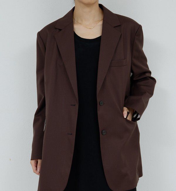  「【HERITANOVUM】【スリーピース対応】ウーステッドウールジャケット」|テーラードジャケット|
