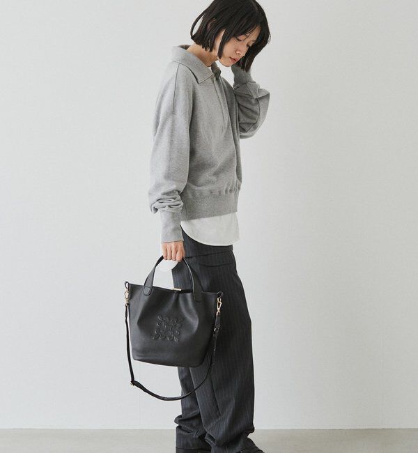  「エンボスモノグラム2WAYタウントートバッグ」|トートバッグ|