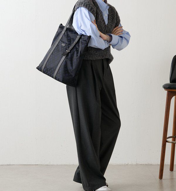  「アシンメトリーハンドルトートバッグ」|トートバッグ|