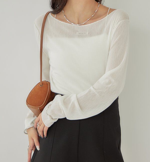  「2wayシアーロンT」|Tシャツ・カットソー|