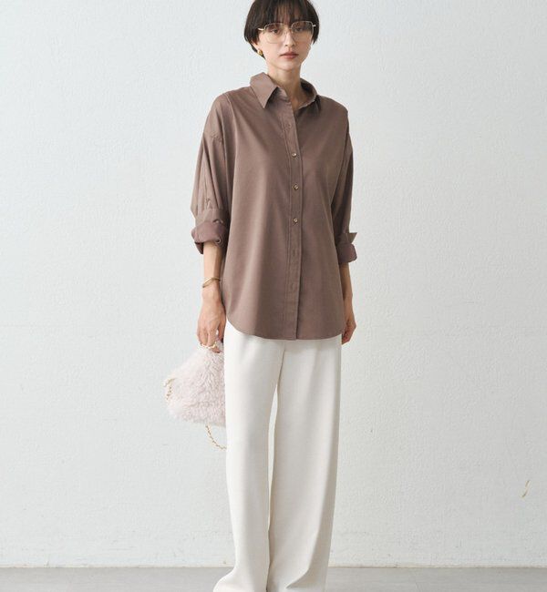  「サテンBIGシャツ」|シャツ・ブラウス|