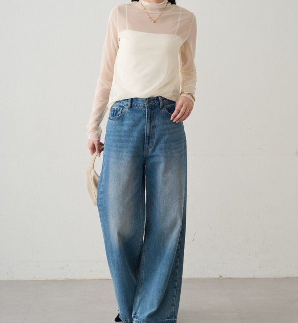  「シアーチュールハイネックプルオーバー」|Tシャツ・カットソー|