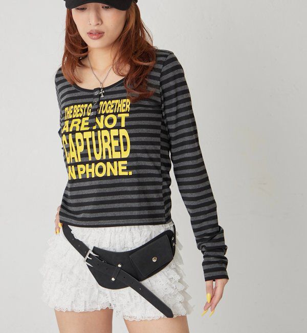  「メッセージドットリングヘンリートップス」|Tシャツ・カットソー|