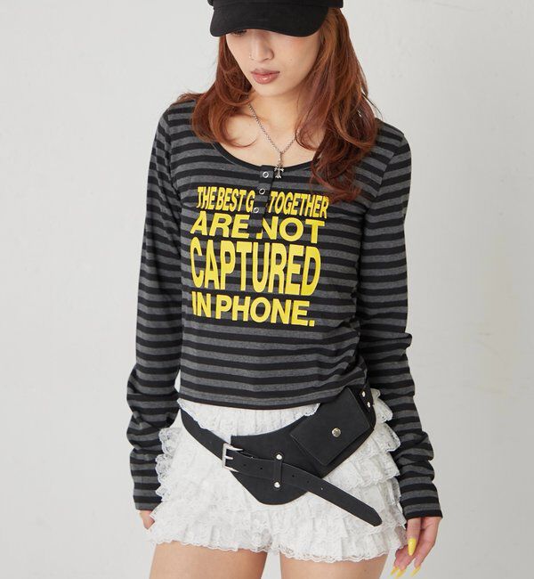  「メッセージドットリングヘンリートップス」|Tシャツ・カットソー|