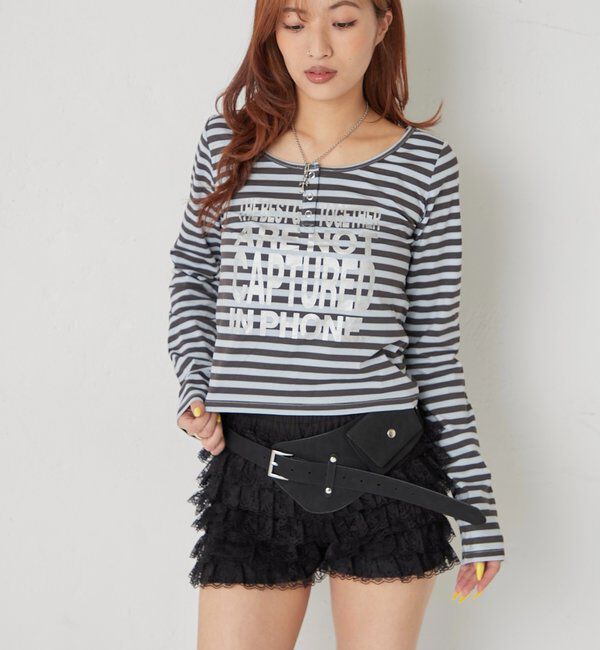  「メッセージドットリングヘンリートップス」|Tシャツ・カットソー|