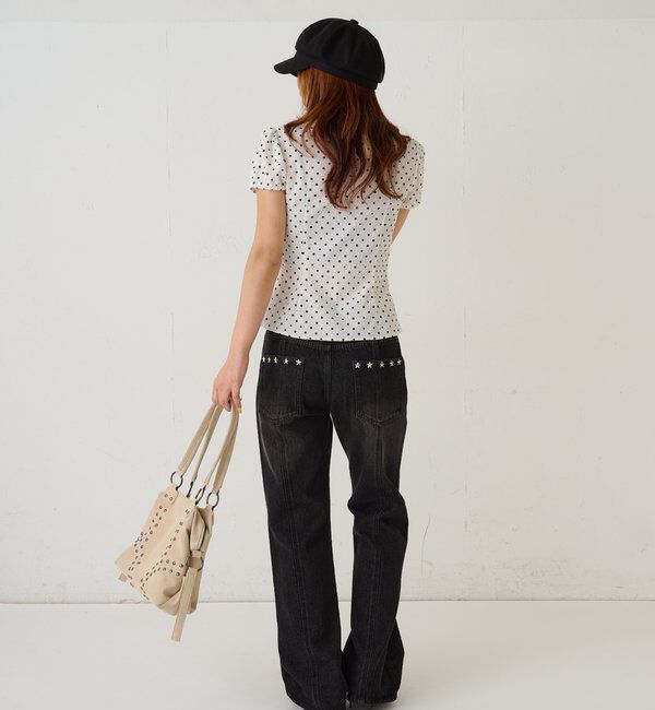  「スタースタッズフレアデニム」|デニム|