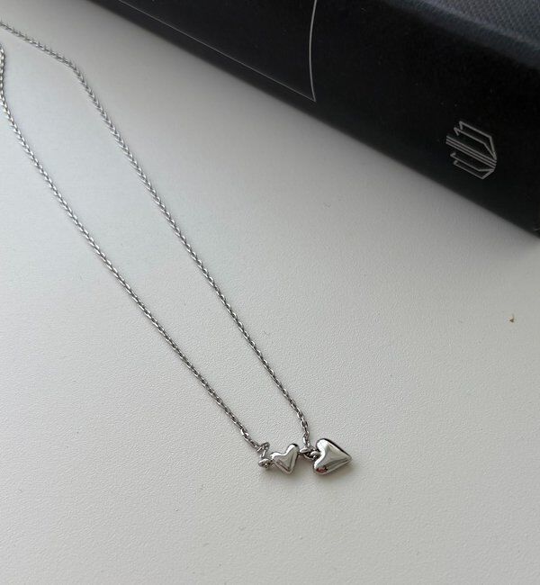  「〈GOLDY/ゴールディ〉親子ハートプチネックレス」|リング|シルバー