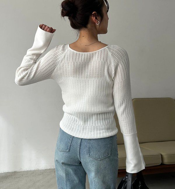  「フロントギャザーニット」|ニット・セーター|