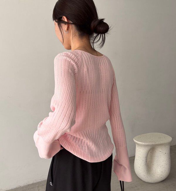  「フロントギャザーニット」|ニット・セーター|