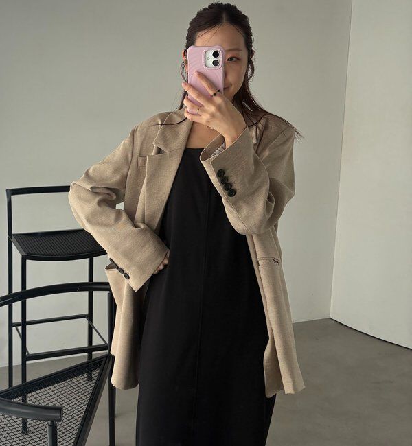  「【tani企画】UネックIラインワンピース」|ワンピース|