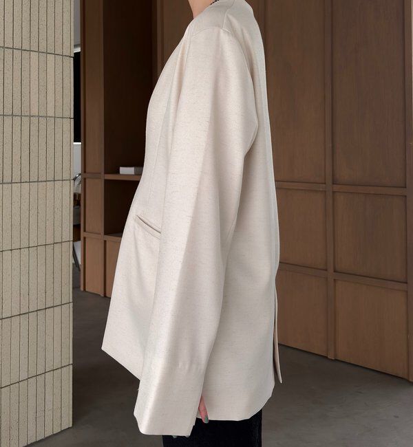  「【tani企画】深Vネックジャケットプルオーバー」|その他|