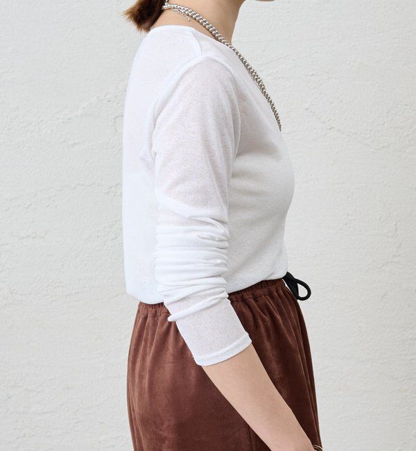  「シアーロングスリーブTee」|Tシャツ・カットソー|