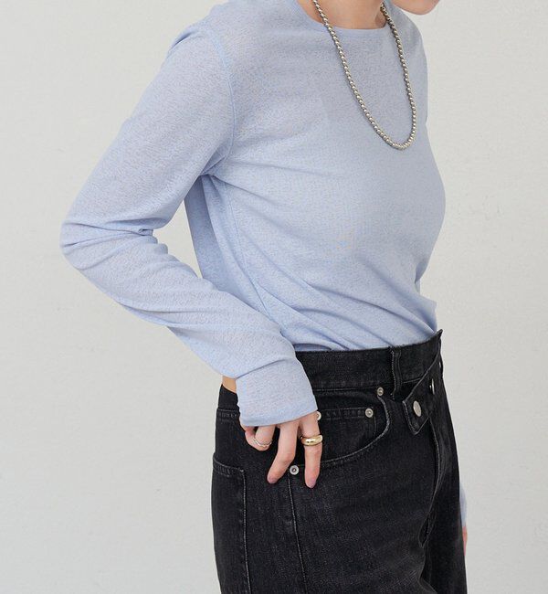  「シアーロングスリーブTee」|Tシャツ・カットソー|