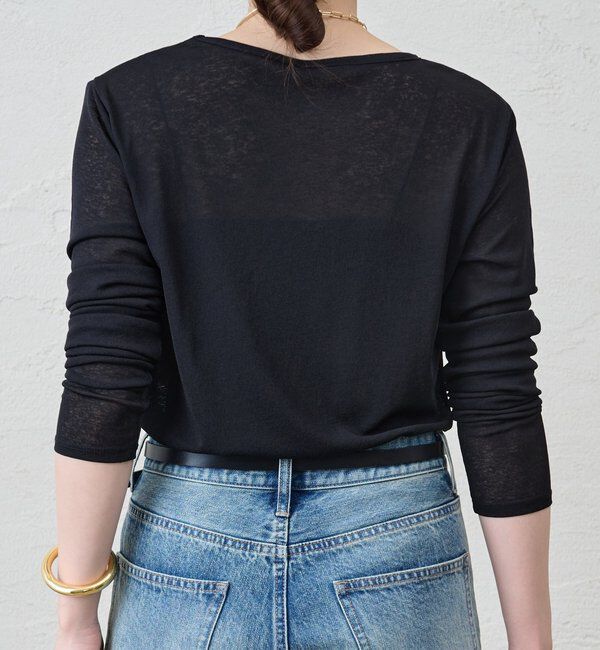  「シアーロングスリーブTee」|Tシャツ・カットソー|