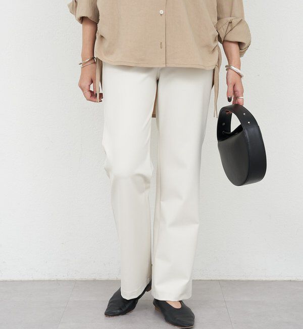  「スリムジャージーパンツ」|チノ|