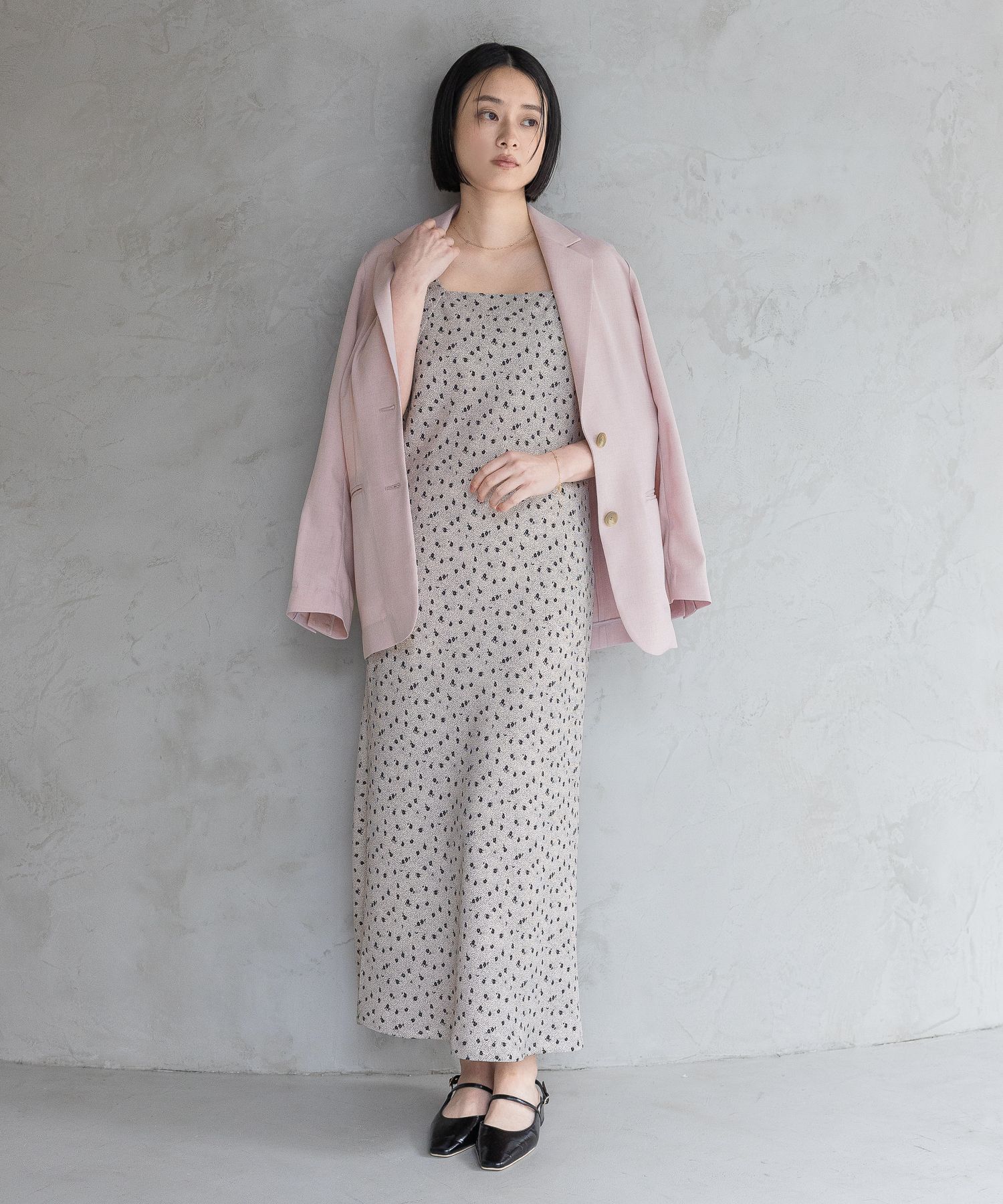 A part by 「【多機能・Sサイズ展開】リネンライクシングルジャケット」|テーラードジャケット|