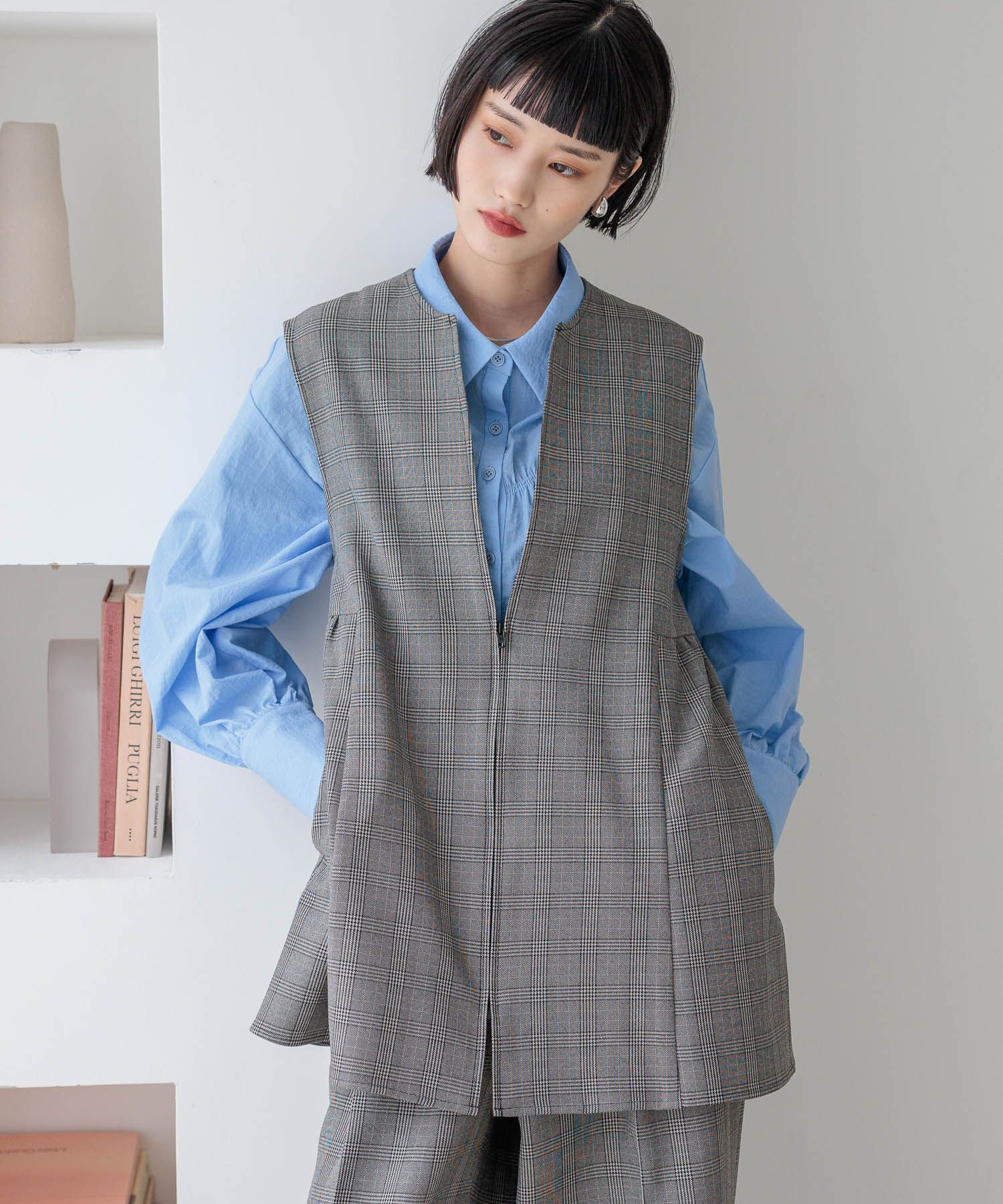 LOWRYS FARM「ラナテックベスト」|ダウンベスト・ベスト|GRY0