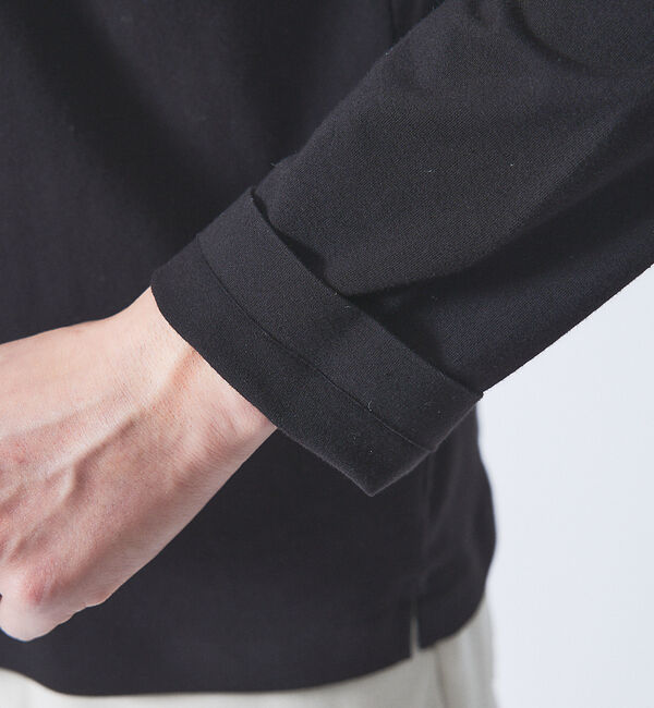 ABAHOUSE「【ノンストレス】定番 / COTTON LYCRA 圧着 クルーネック 長袖 T」|Tシャツ・カットソー|