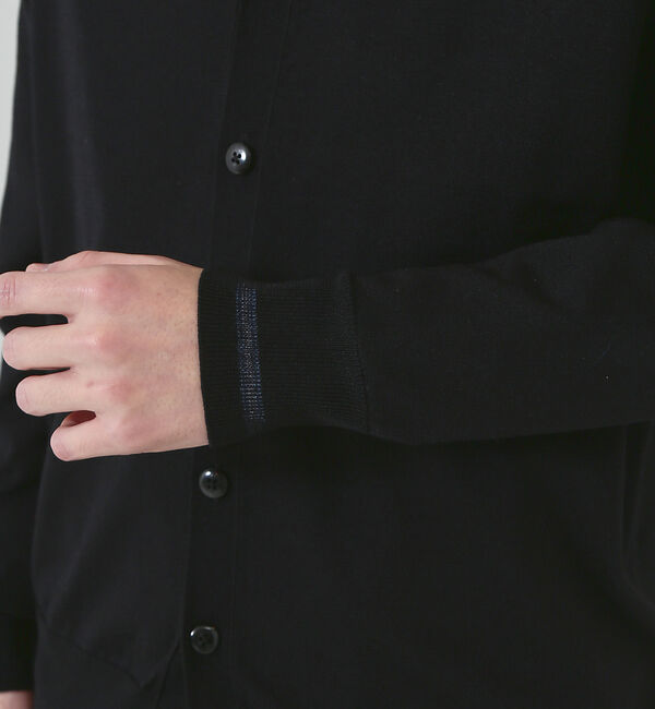 ABAHOUSE「【シルクブレンド】ベーシック Vネック カーディガン」|カーディガン|