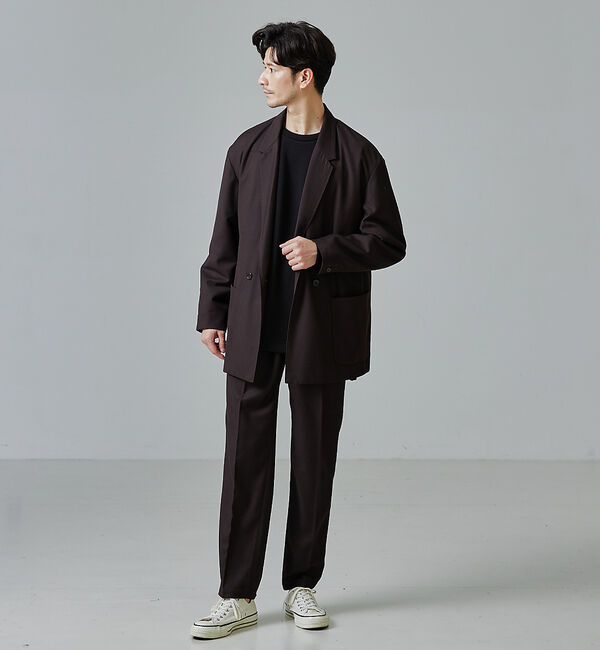 ABAHOUSE「【セットアップ対応】2タック ワイド トラウザーズ/スラックス」|その他|