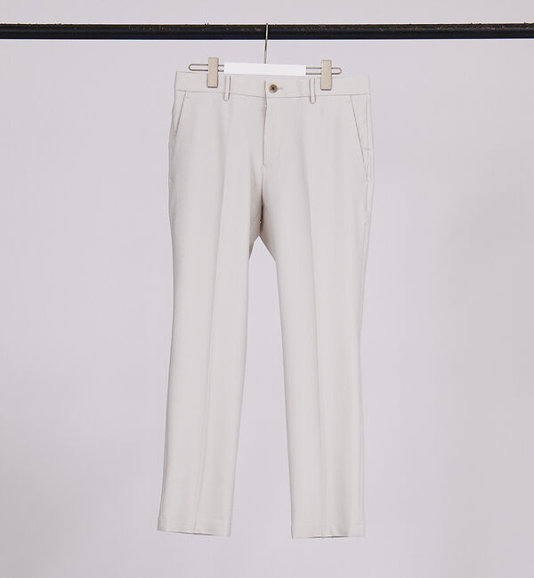 ABAHOUSE「【マルチストレッチ】ストライプ サッカー スラックス」|スラックス|ベージュ