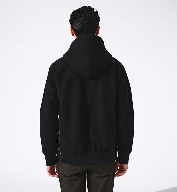 ABAHOUSE「【パデット&times;メルトン】スポーティー フード ブルゾン」|ブルゾン・スタジャン|