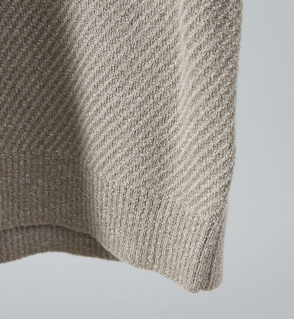 ABAHOUSE「ツイル柄 ブークレーVネックニット」|ニット・セーター|