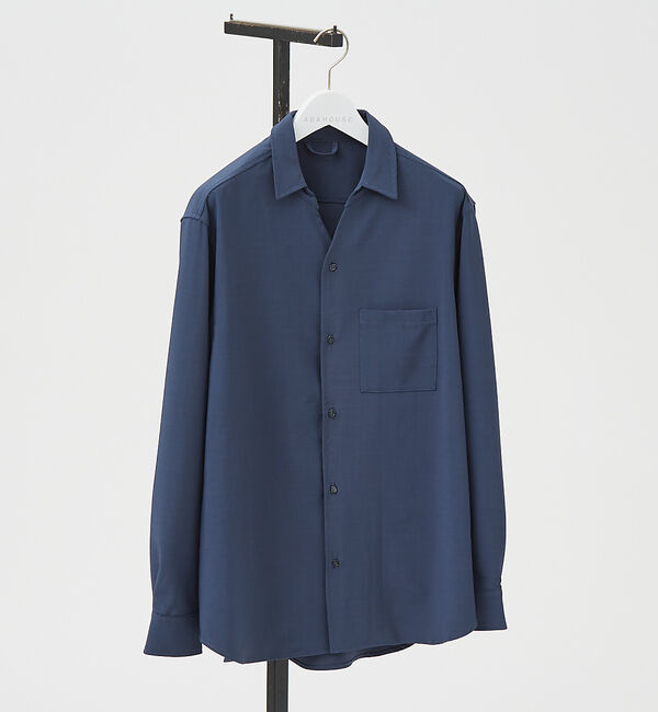 ABAHOUSE「【セットアップ対応】Vネック スキッパー シャツ / イージーケア / ストレッ」|シャツ・ブラウス|