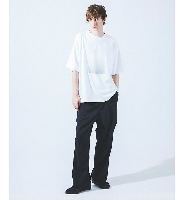 ABAHOUSE「グラデーション グラフィック プリントTシャツ/オーバーサイズ【予約】」|Tシャツ・カットソー|