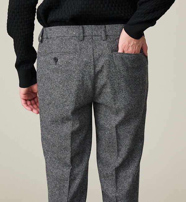 ABAHOUSE「【カシミヤブレンド】ウール ツイルスラックス / セットアップ対応」|スラックス|