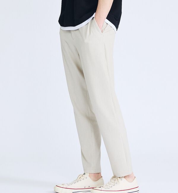 ABAHOUSE「【セットアップ対応】デニムライクツイル テーパード イージーパンツ」|その他|